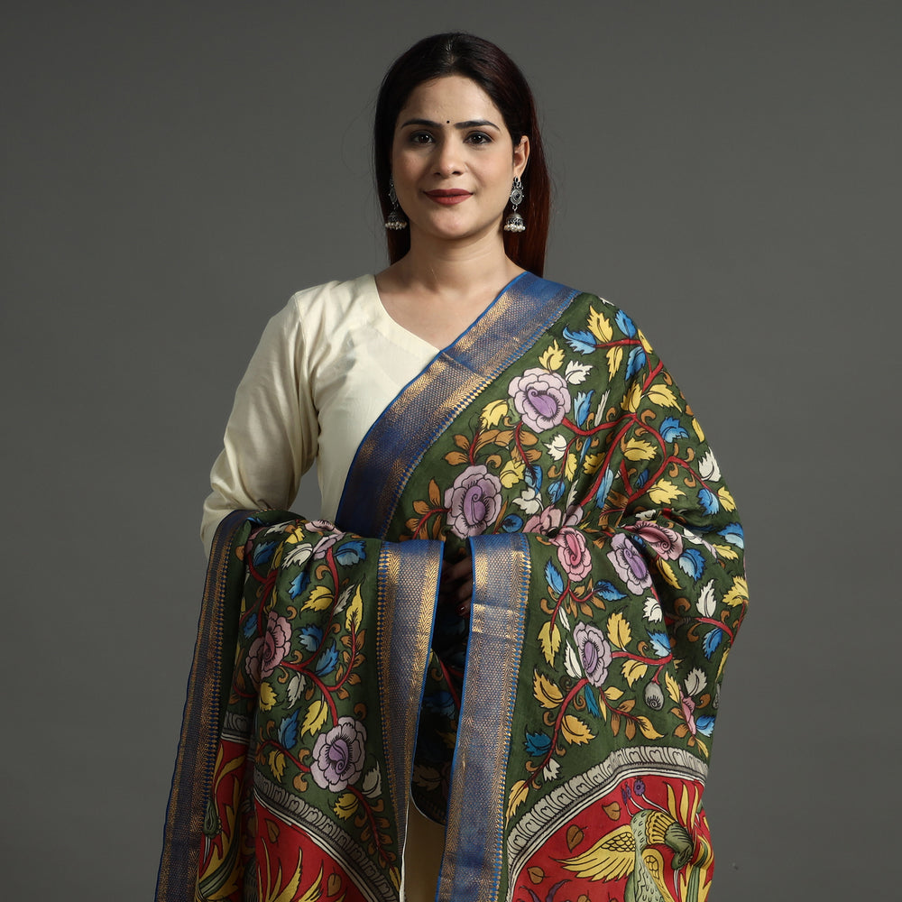 Kalamkari Handpainted Dupatta