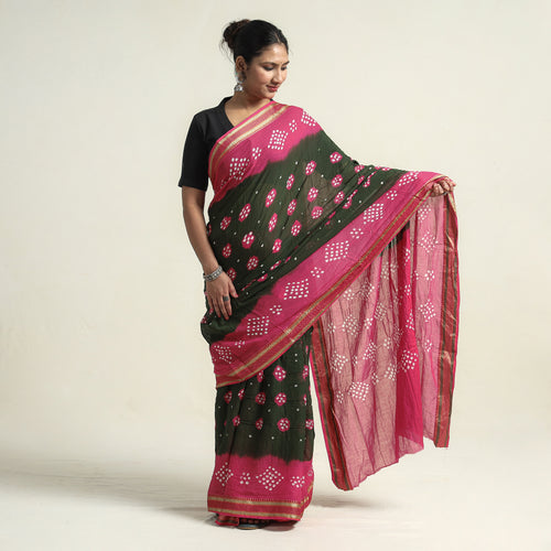 bandhani saree