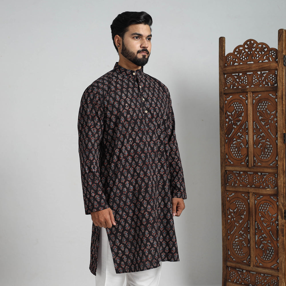 ajrakh Men's Long kurta