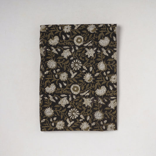 Bagru Hand Block Printed Cotton Precut Fabric (1.5 meter) 35