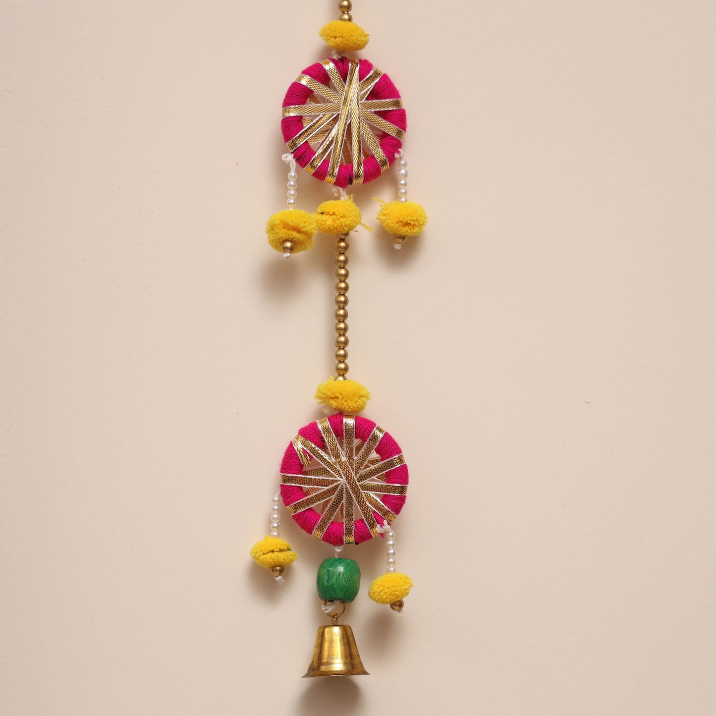 Handmade Gota & Bead Work Wall Hanging (set of 2)