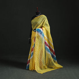 Tie-Dye Kota Doria Cotton Leheriya Saree 15