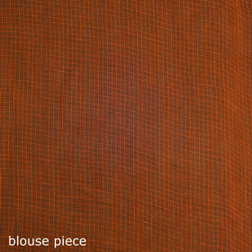 Orange - Bandhani Tie-Dye Kota Doria Cotton Saree 06