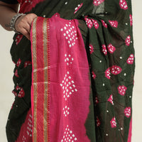 bandhani saree