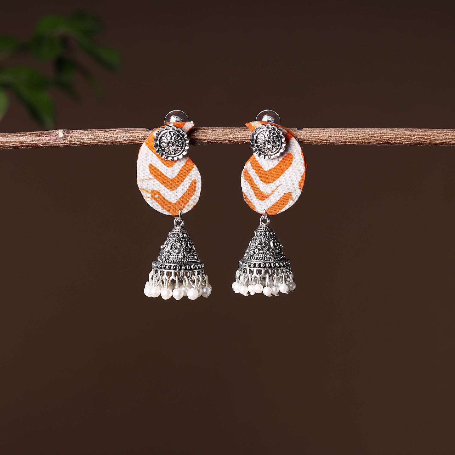 Handcrafted Fabart GS Jhumki Earrings 24