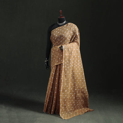 Bandhani Tie-Dye Kota Doria Cotton Saree 20