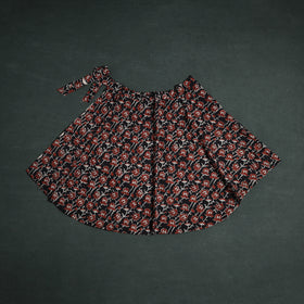 Bagru Hand Block Print Cotton Wrap Around Skirt 28