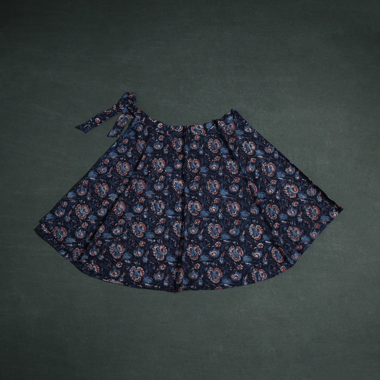 Bagru Hand Block Print Cotton Wrap Around Skirt 27
