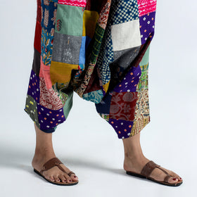 patchwork harem pant