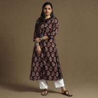  Bagru Hand Block Printed Kurta