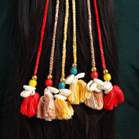 Thread Braided & Shell Work Hair Strings 47