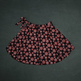 Bagru Hand Block Print Cotton Wrap Around Skirt 26