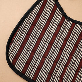 Brown Handmade Cotton Baby Bib