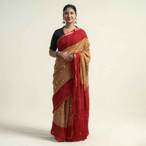 bandhani saree