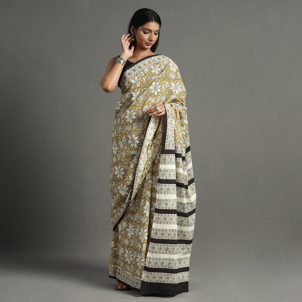 Bagru Saree