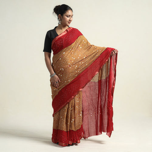 bandhani saree