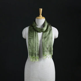 Handwoven Banarasi Pure Silk Stole with Tassels 10