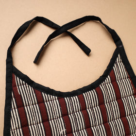 Brown Handmade Cotton Baby Bib
