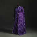 Purple - Bandhani Tie-Dye Kota Doria Cotton Saree 22