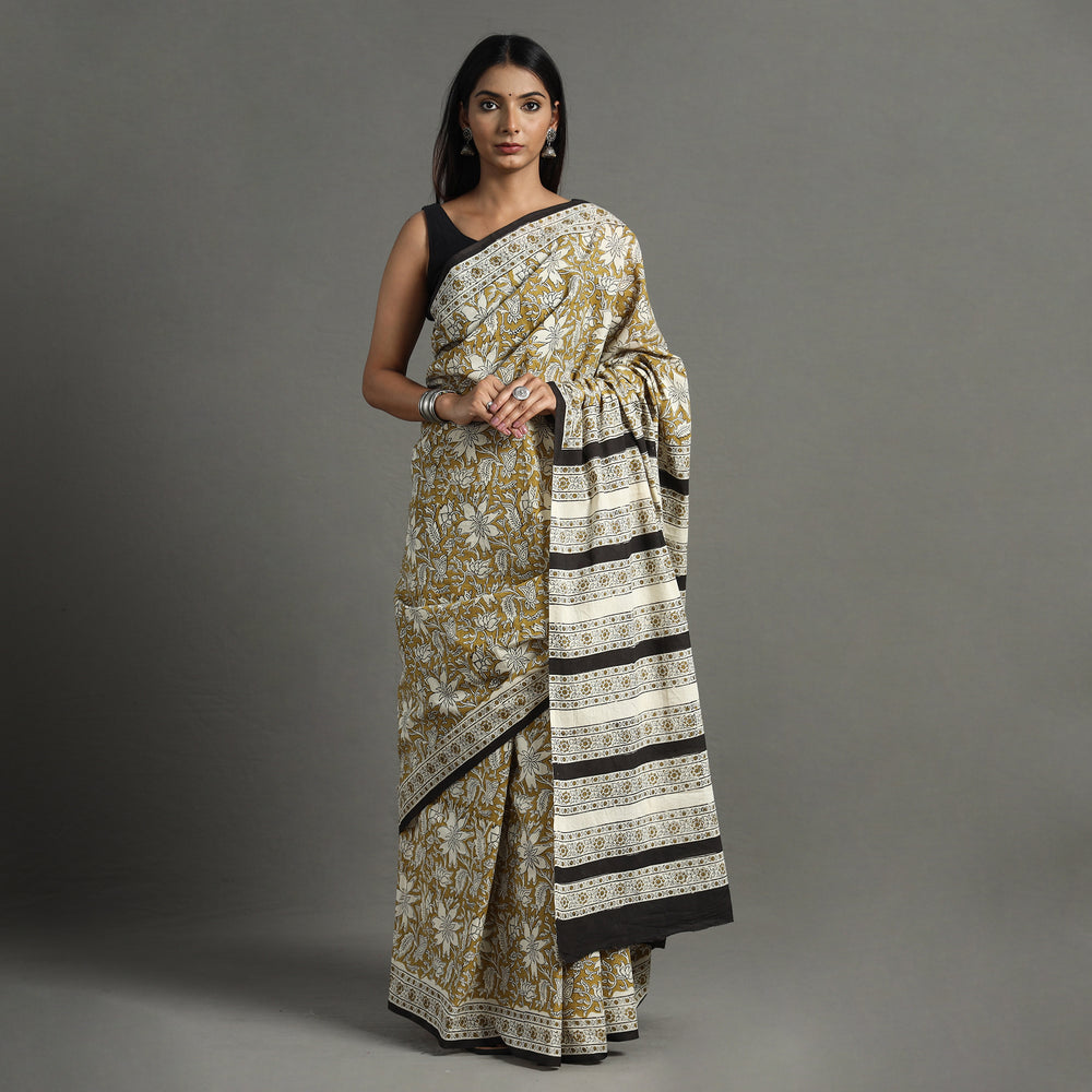 Bagru Saree