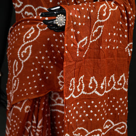 Kutch Bandhani Tie-Dye Cotton Saree 36