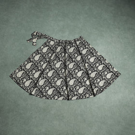 Bagru Hand Block Print Natural Dyed Cotton Wrap Around Skirt 19