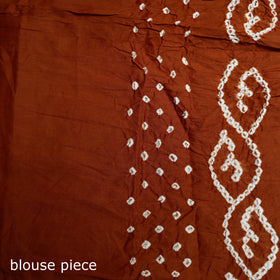 Kutch Bandhani Tie-Dye Cotton Saree 36