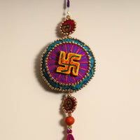 Swastik - Handmade Felt & Beadwork Wall Hanging