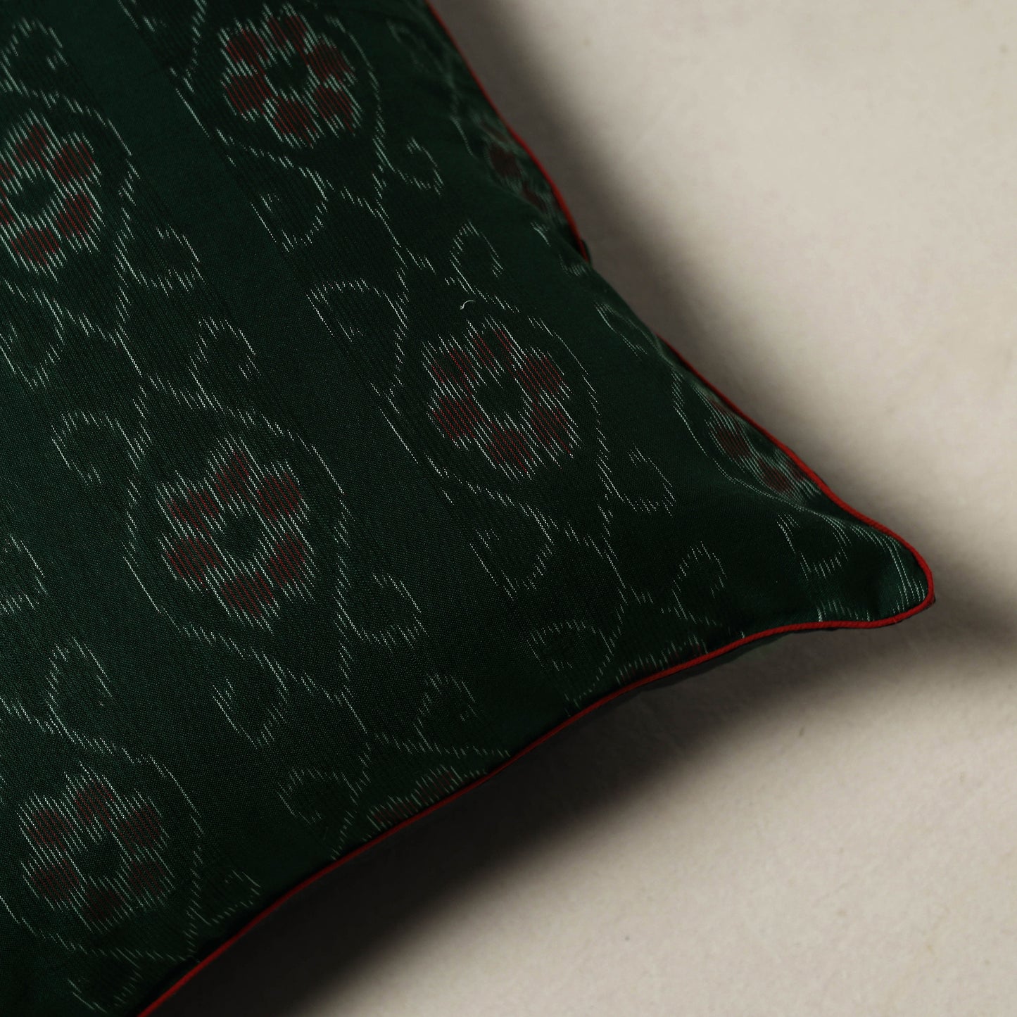 Sambalpuri Ikat Weave Cushion Cover (16 x 16 in) 03