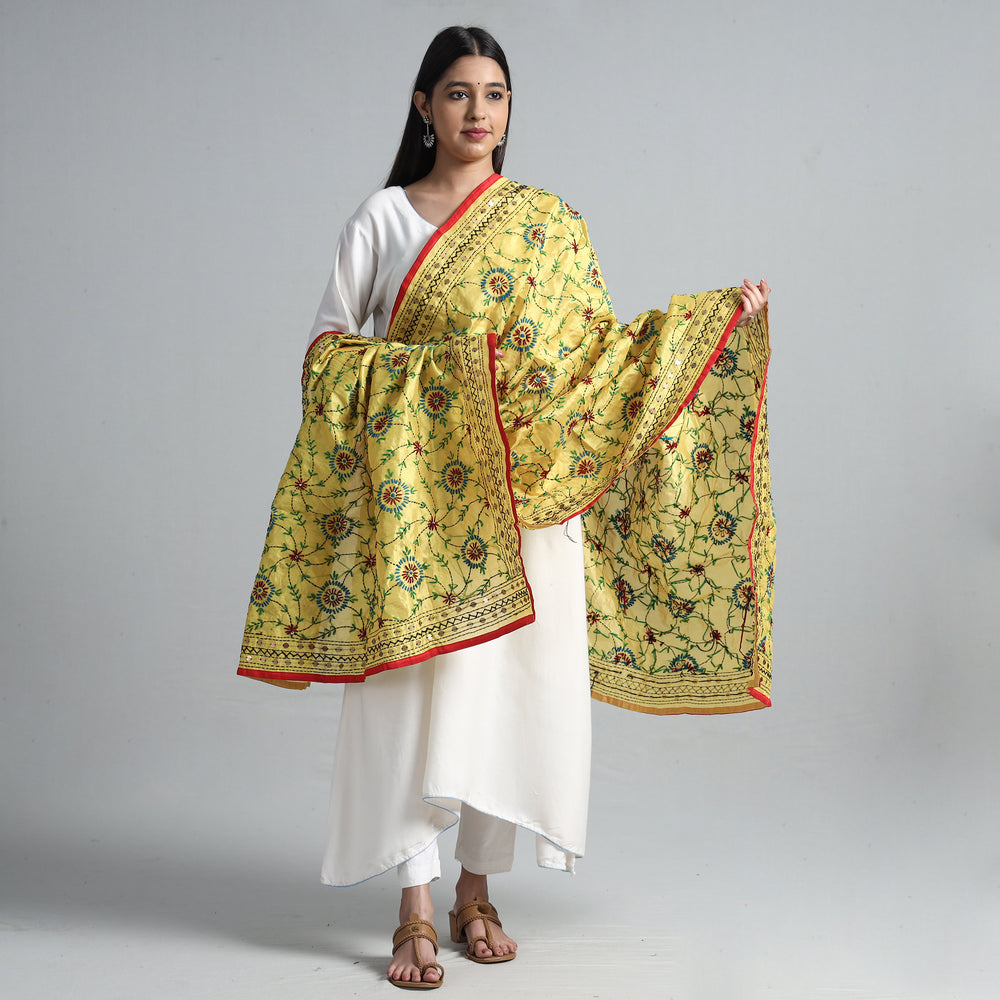 Phulkari Embroidered Dupatta