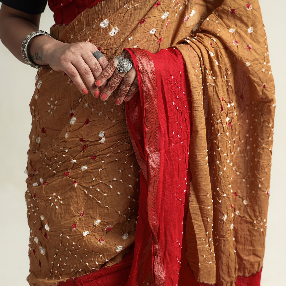 bandhani saree