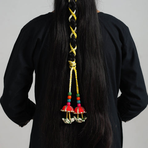 Thread Braided & Bead Work Hair Parandi 14