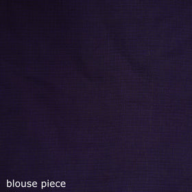 Purple - Bandhani Tie-Dye Kota Doria Cotton Saree 22