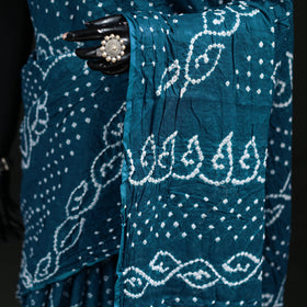 Kutch Bandhani Tie-Dye Cotton Saree 38