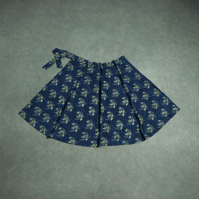 Bagru Hand Block Print Natural Dyed Cotton Wrap Around Skirt 24