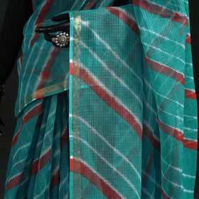 Tie-Dye Kota Doria Cotton Leheriya Saree 18