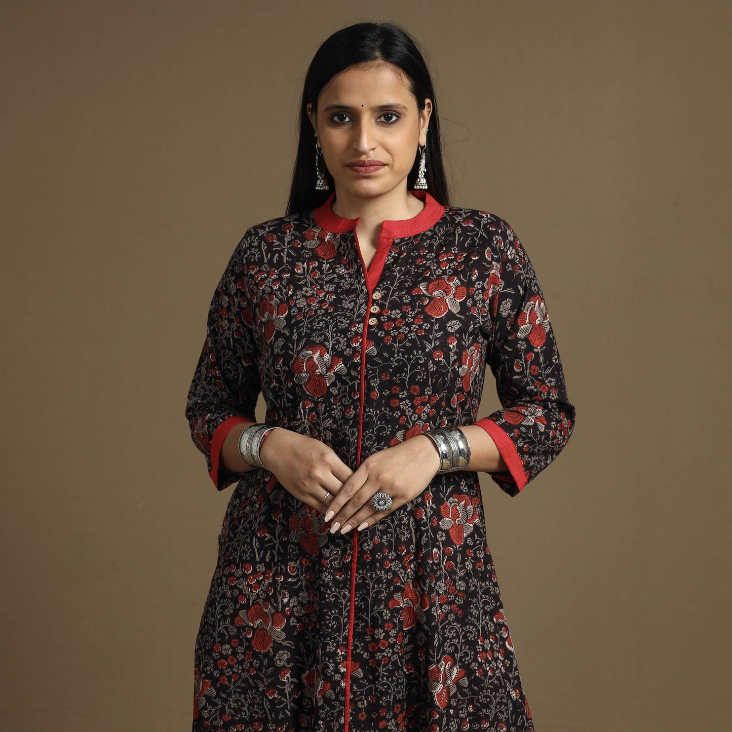  Bagru Hand Block Printed Kurta