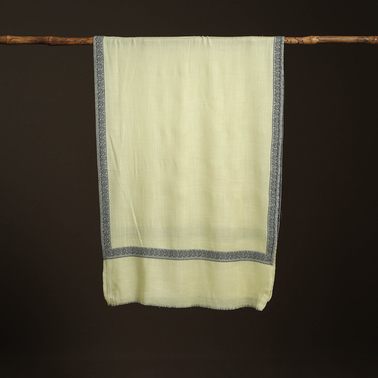 Plain Weave Hashidar Fine Wool Stole for Women 14
