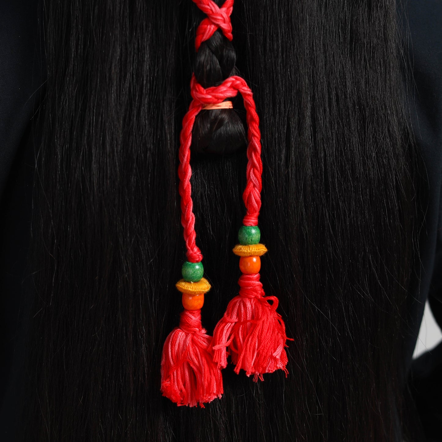 Thread Braided & Bead Work Hair Parandi 40