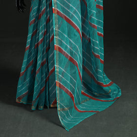 Tie-Dye Kota Doria Cotton Leheriya Saree 18