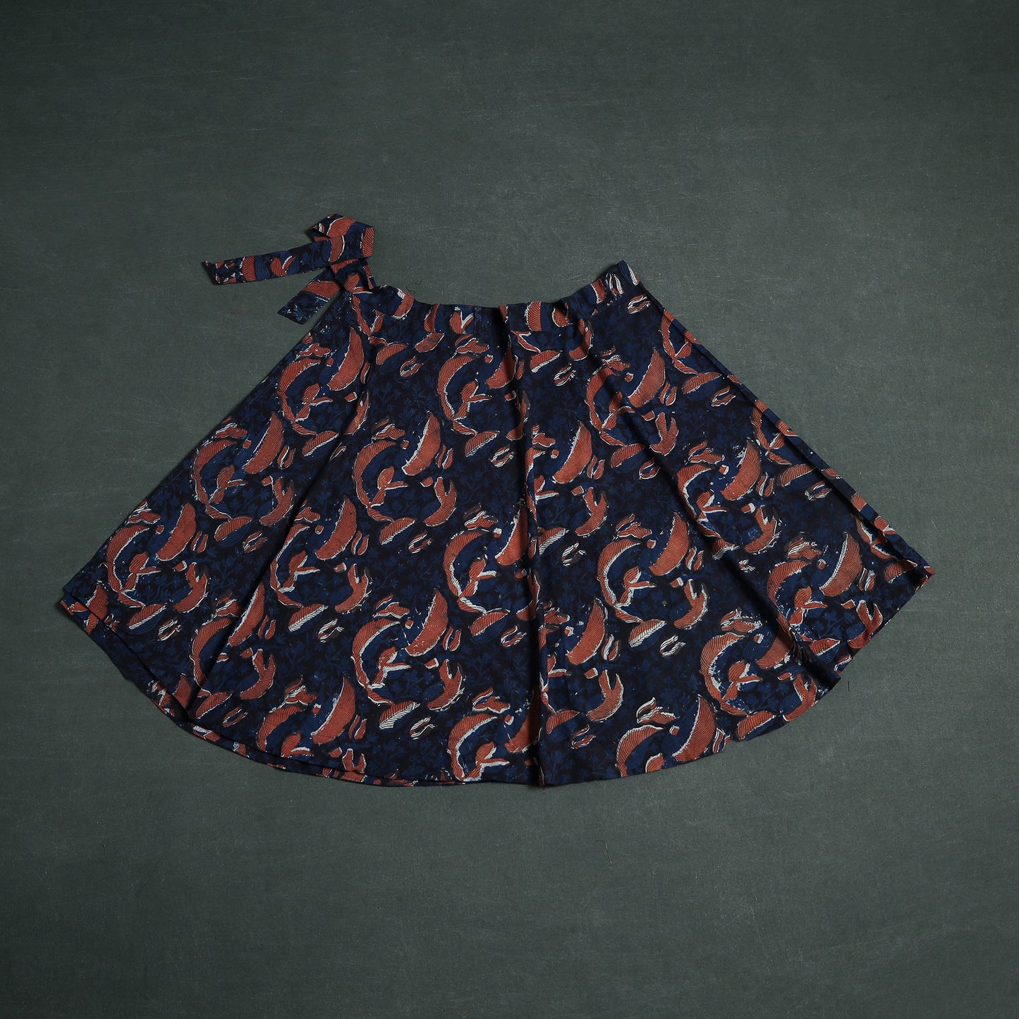 Bagru Hand Block Print Cotton Wrap Around Skirt 21