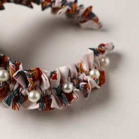  Handmade Fabart & Beadwork Hair Band