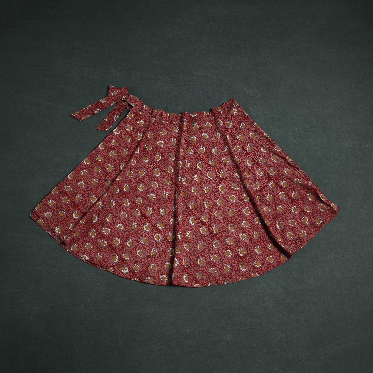 Bagru Hand Block Print Cotton Wrap Around Skirt 20