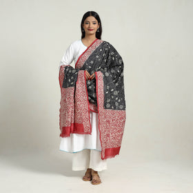 Buy Embroidered Bengal Kantha Work Dupatta Online in India