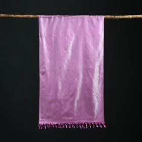 Handwoven Banarasi Pure Silk Stole with Tassels 05