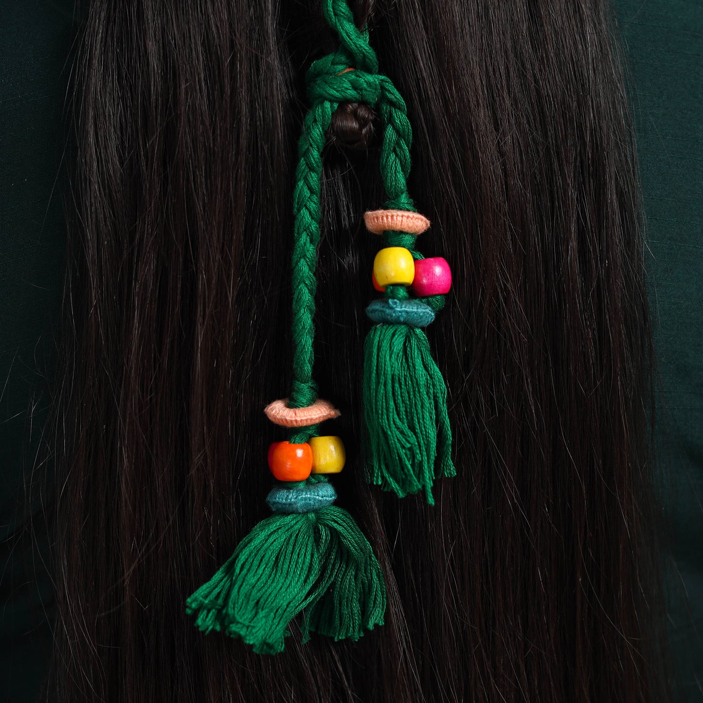 Thread Braided & Bead Work Hair Parandi 39