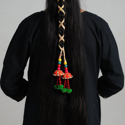 Thread Braided & Bead Work Hair Parandi 15