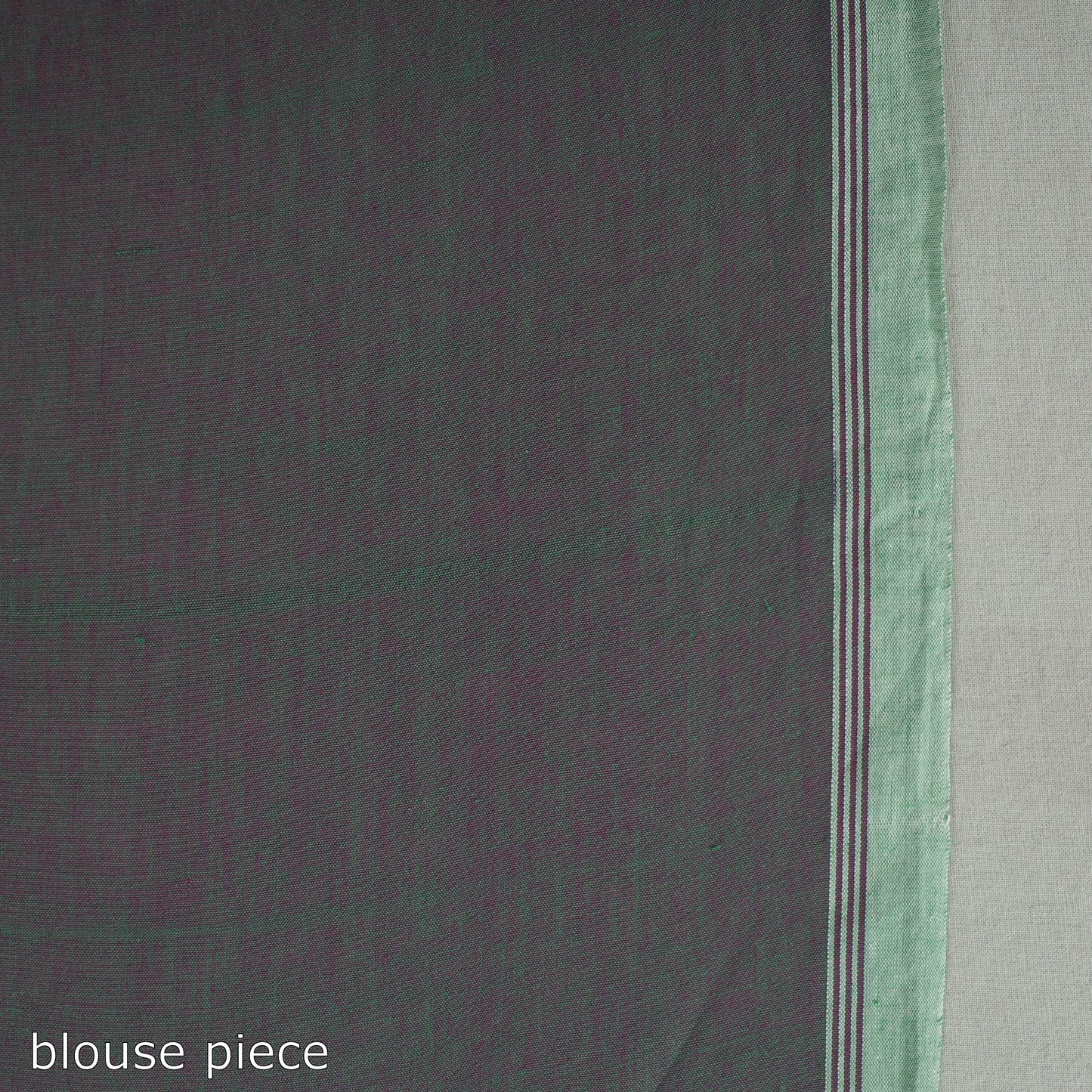 Grey - Handloom Cotton Phulia Jamdani Saree with Tassels 04