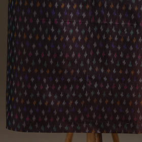 Pochampally Ikat Handloom Sico Unstitched Dress Material: Kurta with Mulberry Silk Dupatta 27