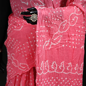 Kutch Bandhani Tie-Dye Cotton Saree 39
